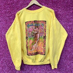 Janis Joplin Graphic Crewneck Sweatshirt Medium